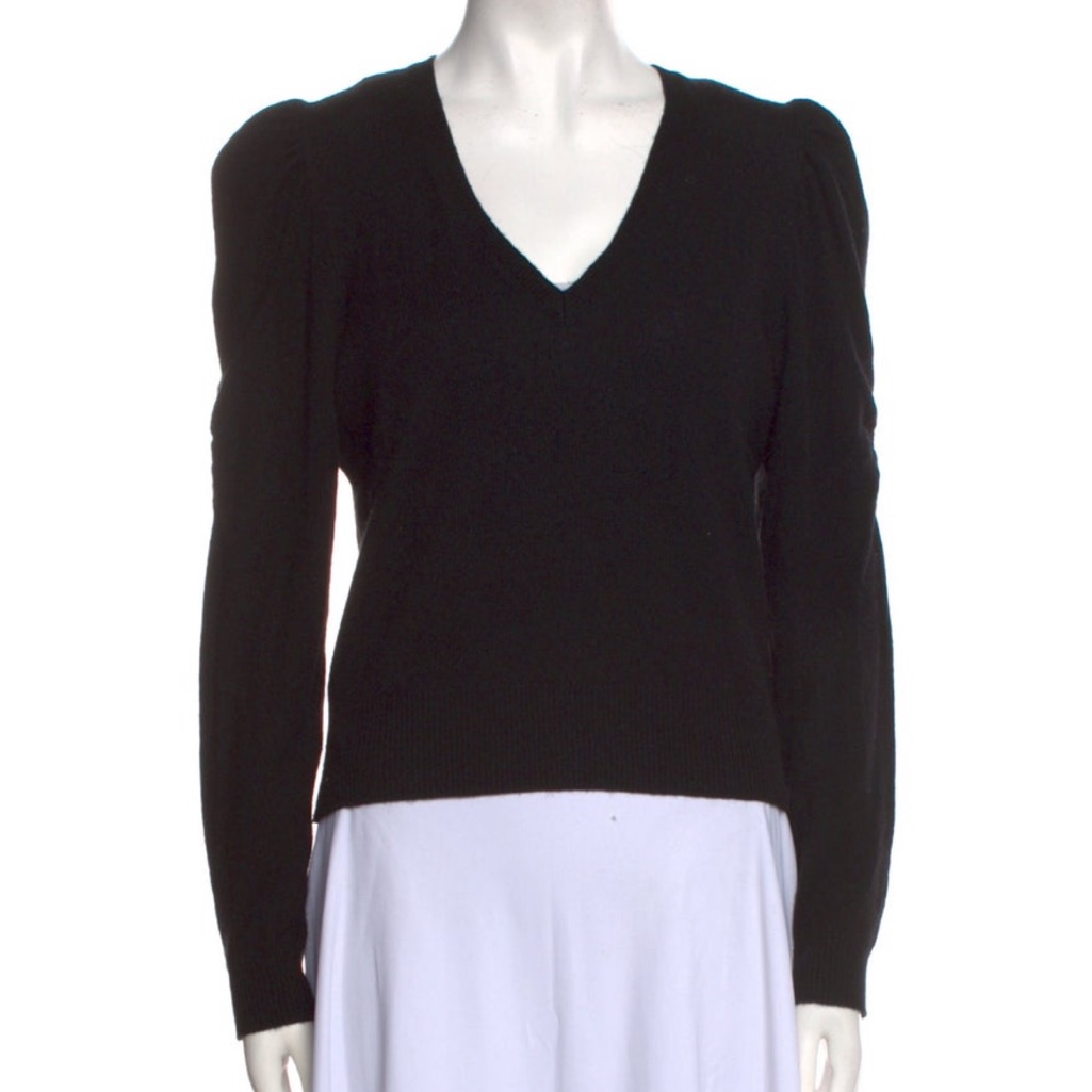 Nwot Frame Ruched 100% Cashmere Sweater